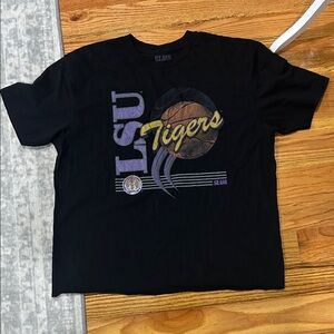 Black SLAM LSU Graphic basketball T-Shirt